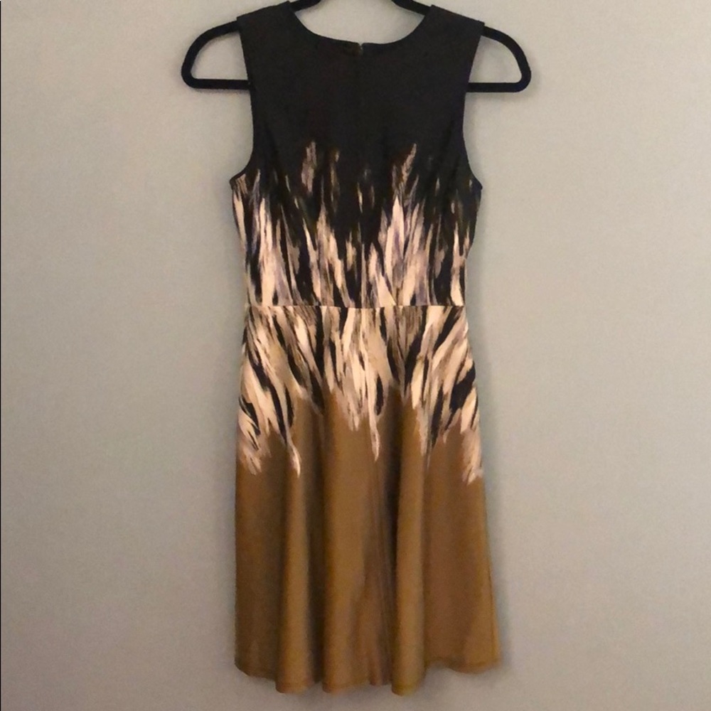 Abstract Print Dress - image 1